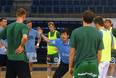 Entrenamiento del Goppingen, el rival del Naturhouse
